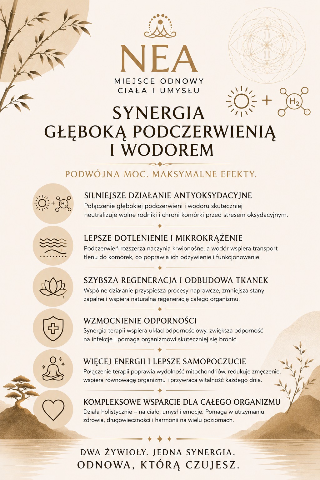 Rytuał Synergii – wodór molekularny i daleka podczerwień